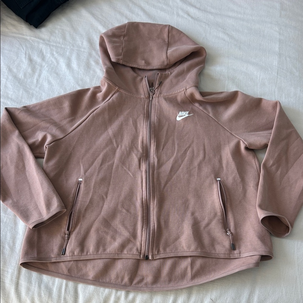 Nike Women's Mauve Hooded Utility Jacket